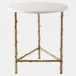 Spina 3-Legged Brass Side Table