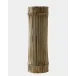 Bamboo Faux Brass Candle Holders 12"H x 4"W x 4"D