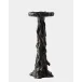 Melting Black Pillar Candle Holder Medium