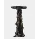 Melting Black Pillar Candle Holder Small
