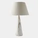 K'Lee Beige Conical Lamp 33"H x 20"W x 20"D