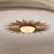 Sunburst Light Fixture Gold