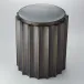 Fluted Column Table Bronze
