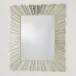 Linenfold Mirror Silver Large