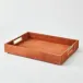 Posh Tray - Rust Suede - Large