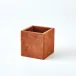 Posh Pencil Cup - Rust Suede