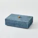 Posh Box - Dusty Blue Suede - Small