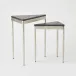 S/2 Triangular Nesting Tables - Nickel