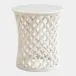 Curvil Marble Arabesque Side Table