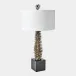 Pinecone Nickel Table Lamp