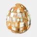 Maculato Natural Horn Egg 6"H x 5"W x 5"D