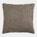 Diamond Ruche Gray Pillow