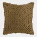 Diamond Ruche Olive Pillow