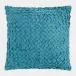 Diamond Ruche Dusty Blue Pillow