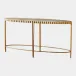Liberty Vintage Brass/Gold Marble Console