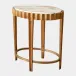 Liberty Vintage Brass/Gold Marble Accent Table