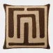 Carthago Latch-Sepia Beaded Pillow
