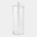 Diamond Shaped Optic Lidded Canister 18"H x 7"W x 7"D