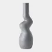 Crooked Dark Grey Vase