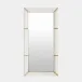 Asher Acrylic/Brushed Brass Rectangular Mirror