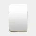 Tucker Brass Shelf Rectangular Mirror