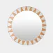 Sun Brass Round Mirror