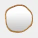 Fremmy Antique Brass Irregular Mirror
