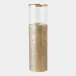 Banded Antique Brass Tall Based Hurricane