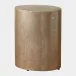 Arwen Antique Brass Texture Drum Table Large