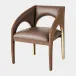 Arches Nutmeg/Champagne Dining Chair