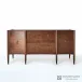 Triple Curve Cabinet - Walnut