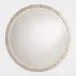 Galleon Nickel Round Mirror 30"H x 30"W x 2"D