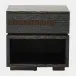 Brazil Black Cerused Oak Bedside Chest Left