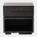 Brazil Black Cerused Oak Bedside Chest Right