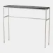 Shadrach Silver Leaf Cut Iron Console Table