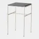 Shadrach Silver Leaf Cut Iron Side Table