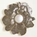 Flower Wall Mirror Light Gunmetal Small