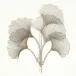 Ginkgo Leaf Wall Panel Natural Iron