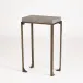 Zen Side Table w/Flamed Granite Bronze Large