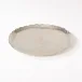 Hammered Round Tray Nickel