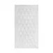 Diamante White Bath Rug