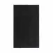 Egoist Velour Black Bath Rug Pedestal 24" x 24''