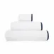 Portobello White/Oxford Bath Sheet 38" x 59"