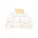 Amalia Gold Guest Towel 12" x 20''