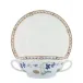 Imperatrice Eugenie Blue/Gold Soup Cup & Saucer 16 Cm 15 Cl