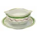 Vieux Paris Vert Green Sauce Boat 17.5 Cm 30 Cl (Special Order)