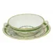 Vieux Paris Vert Green Soup Cup & Saucer 16 Cm 15 Cl (Special Order)