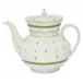 Vieux Paris Vert Green Teapot Cm 120 Cl (Special Order)