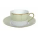 Barbara Barry Illusion Mint/Platinum Teacup And Saucer 15 Cm 14 Cl