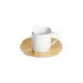 Infini Gold Coffee Cup & Saucer 12.8 Cm 7.5 Cl